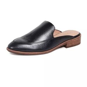 Madewell Womens The Frances Skimmer Mules Leather Black Retail $130 sz 7.5